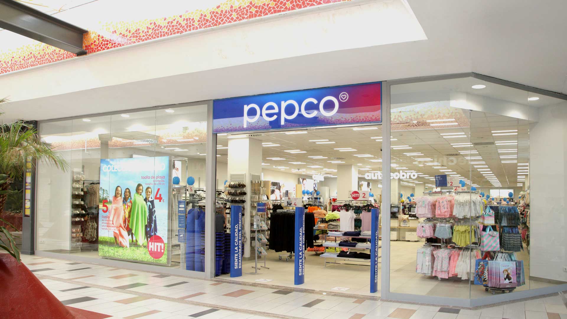Construcción de locales de retail para Pepco en España