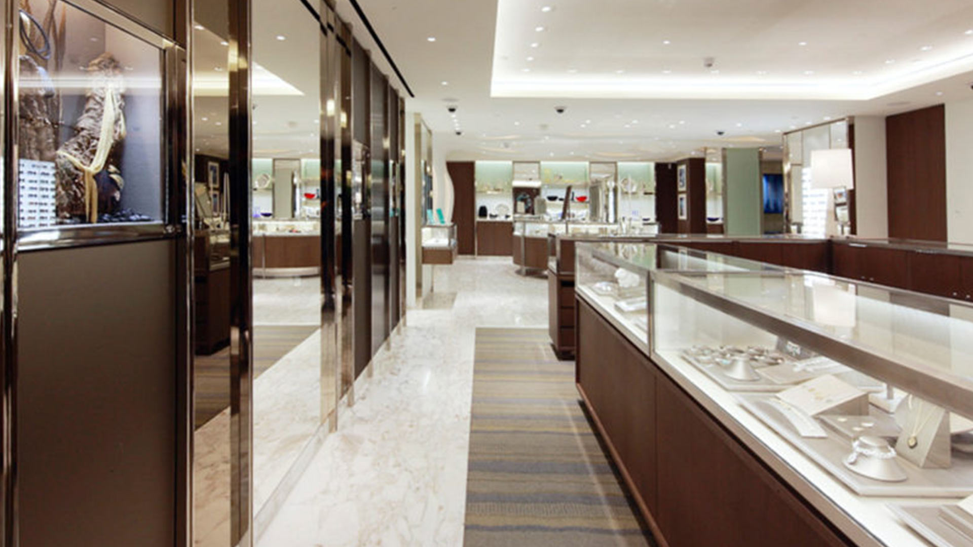Implementación de locales de retail para Tiffany & Co en Europa