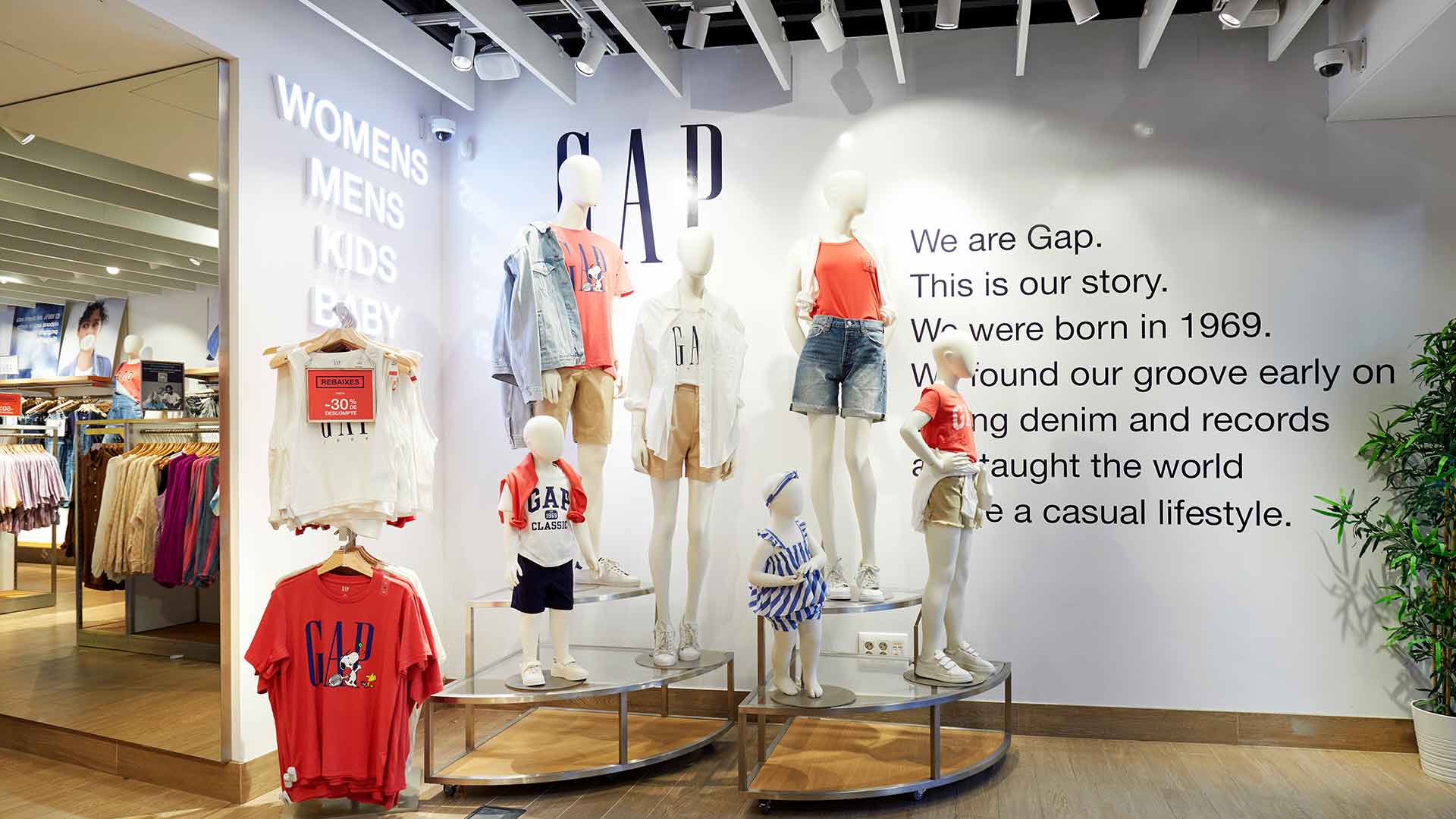 Grup Idea implementa la tienda de GAP en Barcelona